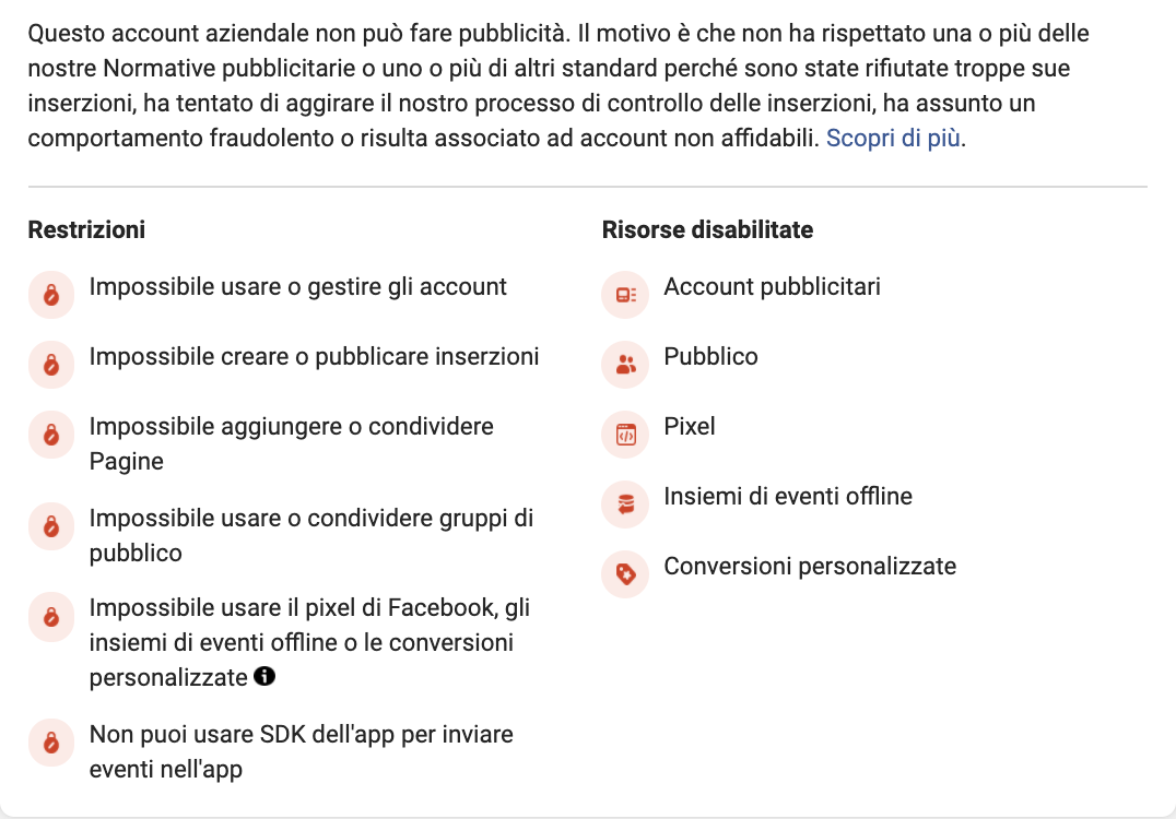 Account-pubblicitario-bloccato